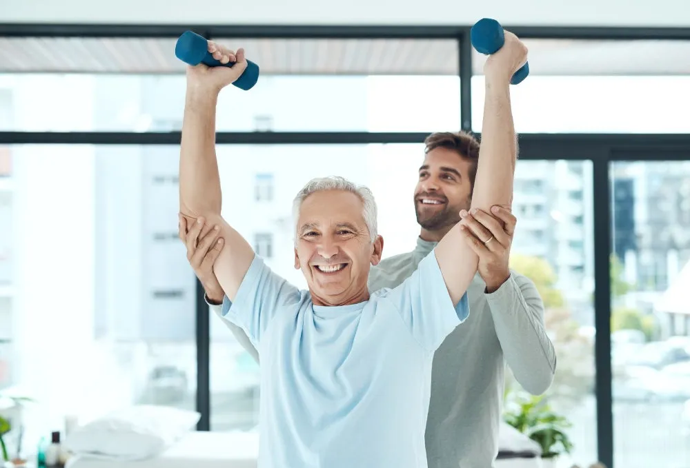 Sesión de fisioterapia